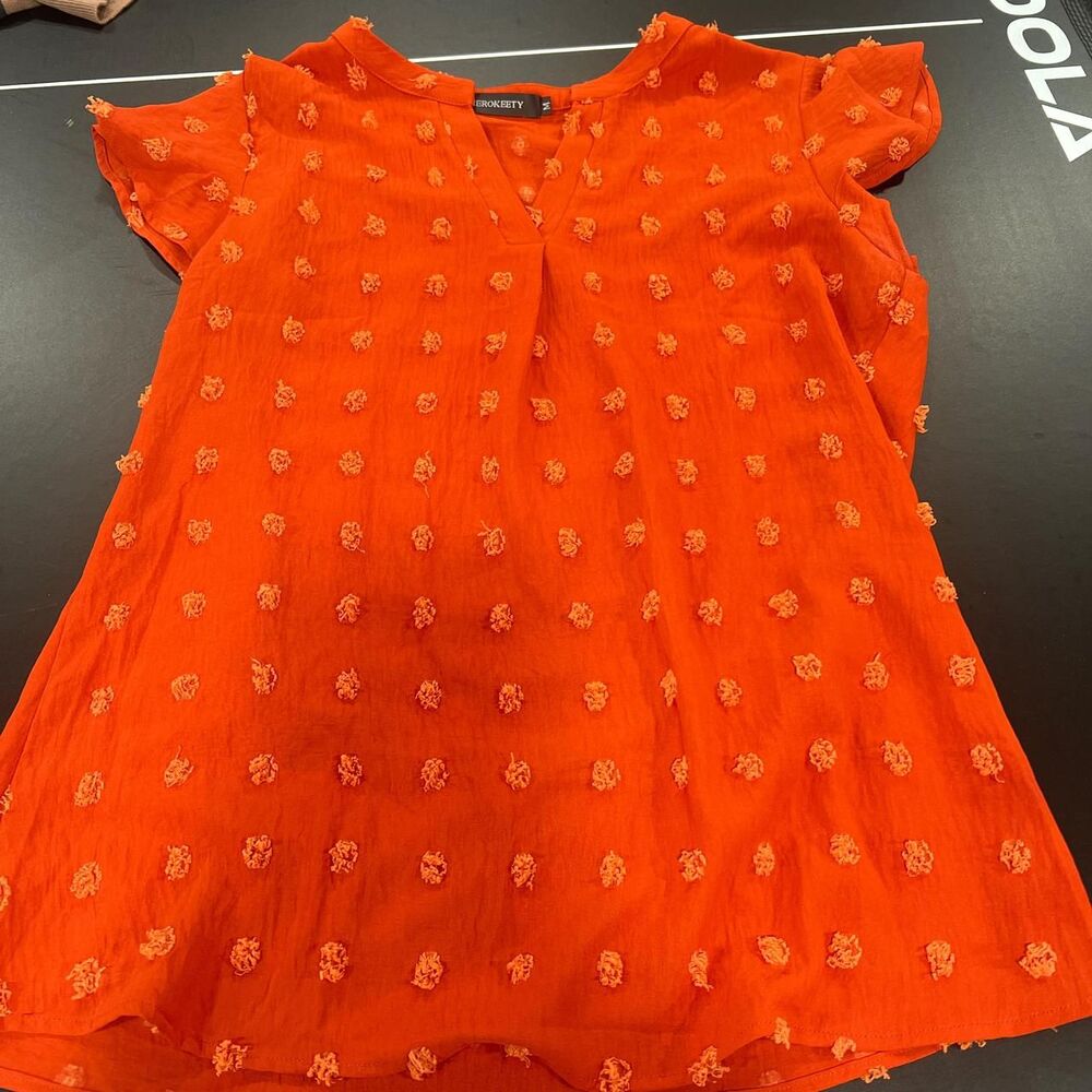 Unbranded Women's Orange Shirt